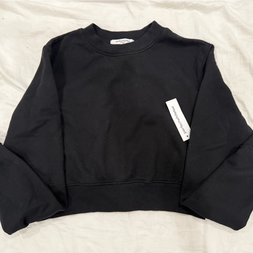 perfectwhitetee Classic Black Sweatshirt